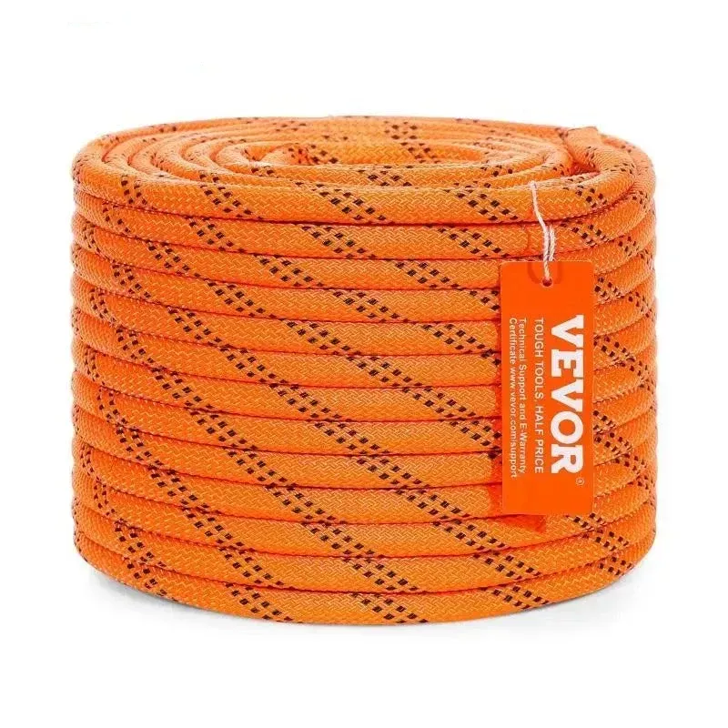 120ft High-Strength Polyester Rope: 48-Strand, Dual-Weave