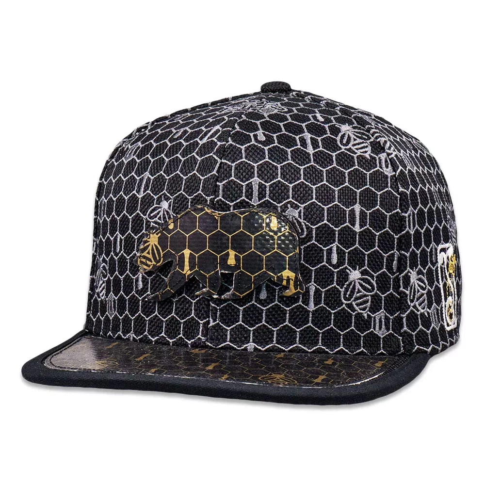 16th Anniversary Honeycomb Black Fitted Hat