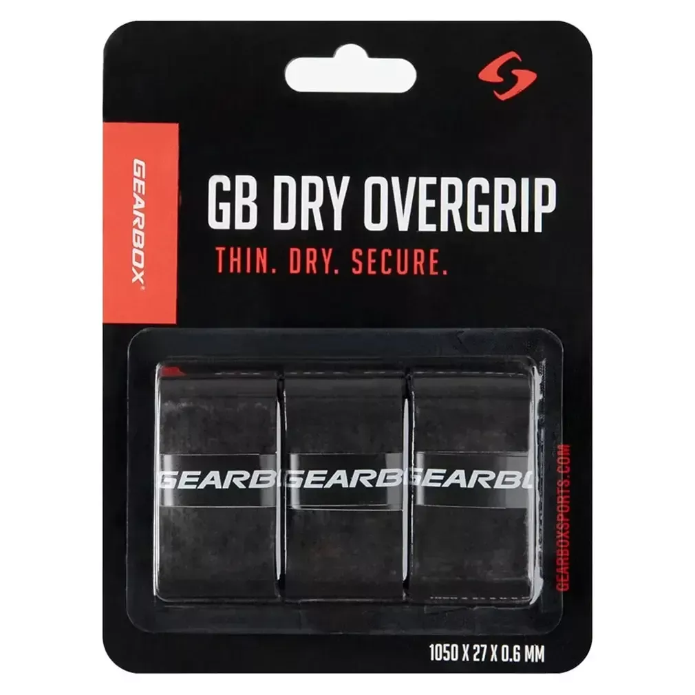 3-Pack Dry Pickleball Overgrip Black