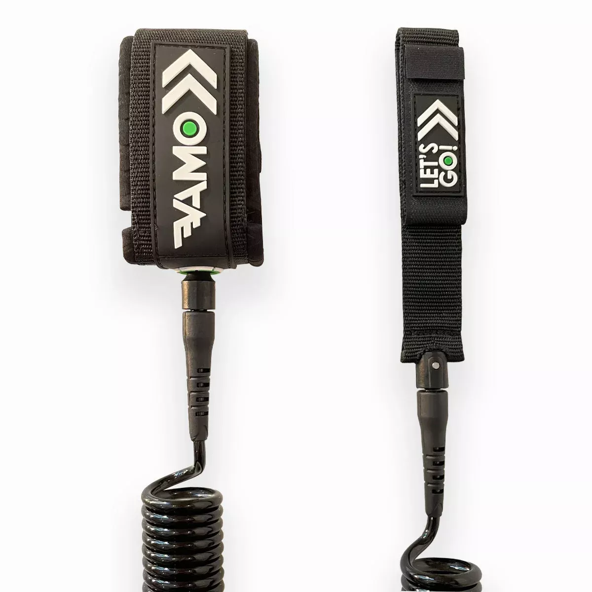 6' FOIL 6mm 'Calf' Coiled - Black