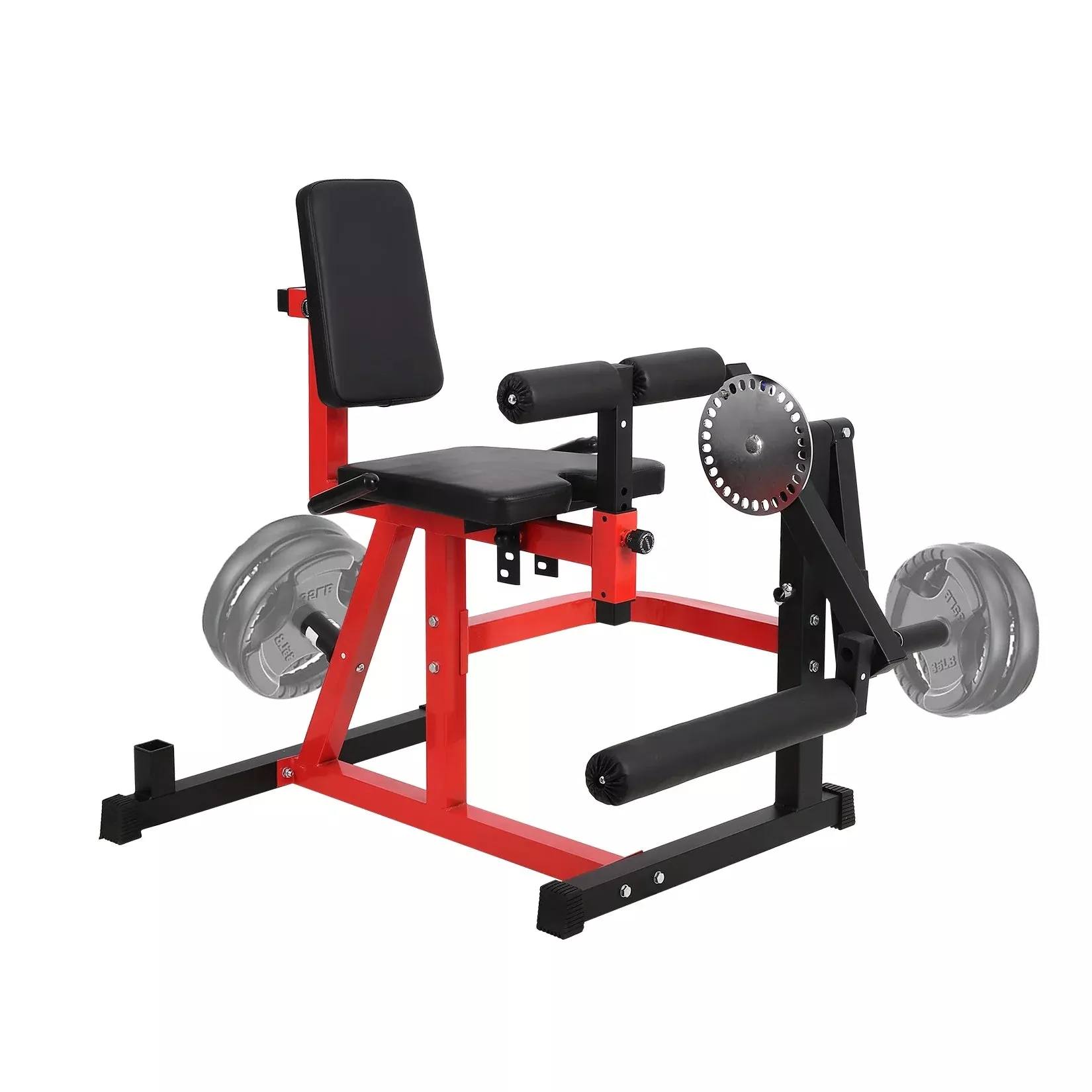 600lb Capacity Adjustable Leg Extension & Curl Machine