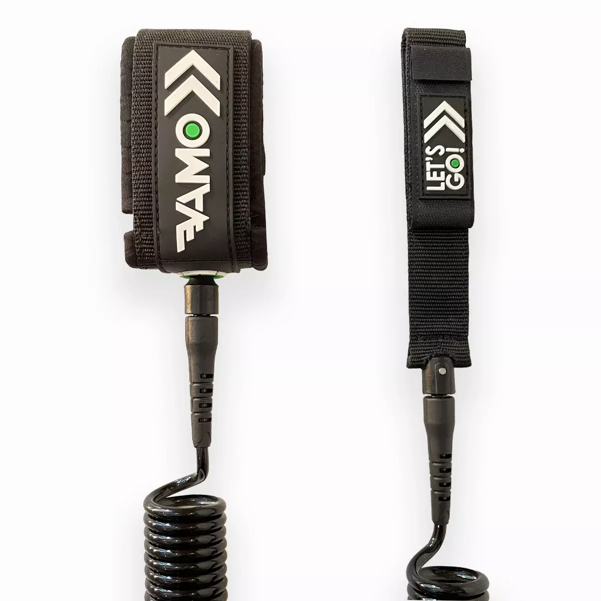 8' FOIL 7mm 'Calf' Coiled - Black