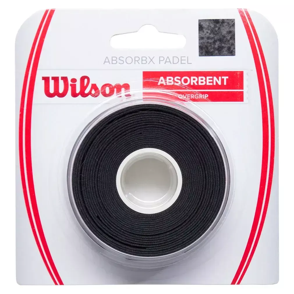 ABSORBx Padel Overgrip 3 Pack Black