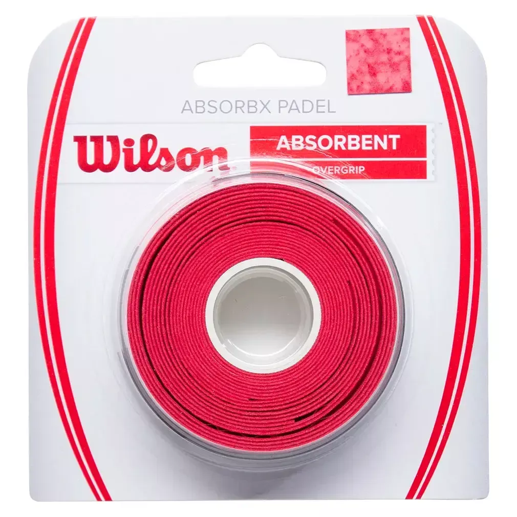 ABSORBx Padel Overgrip 3 Pack Red
