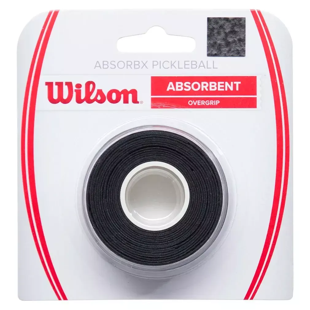 ABSORBx Pickleball Overgrip 3 Pack Black
