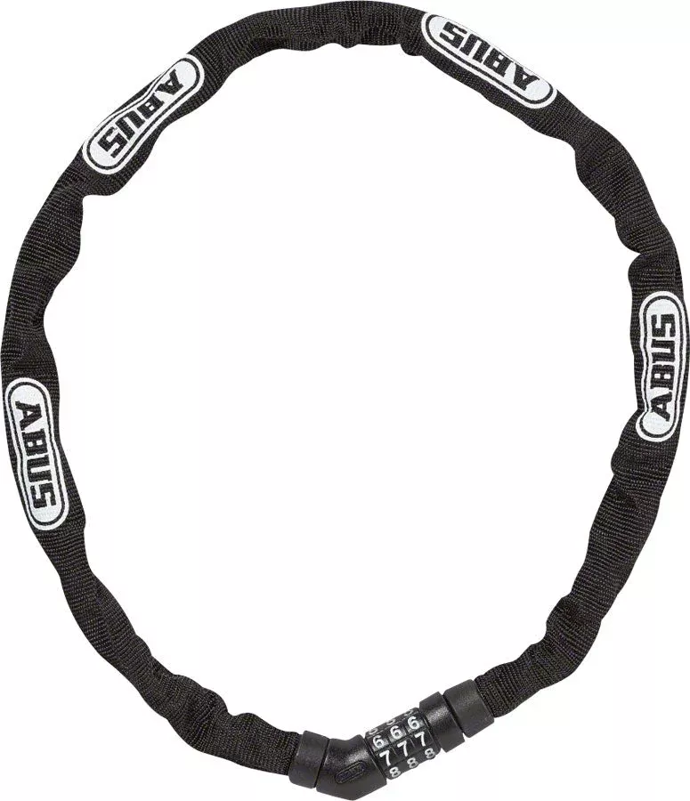 ABUS Steel-O-Chain 4804C Combination Lock: 75/4mm Black