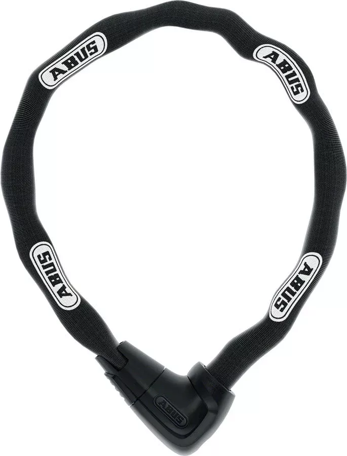 Abus9809K/170 Steel-O-Chain Key Lock - Black