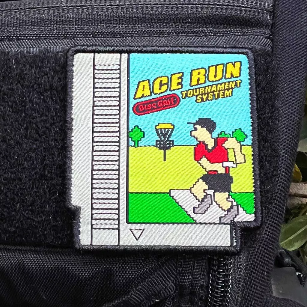 Ace Run Disc Golf Patch - Hook And Loop