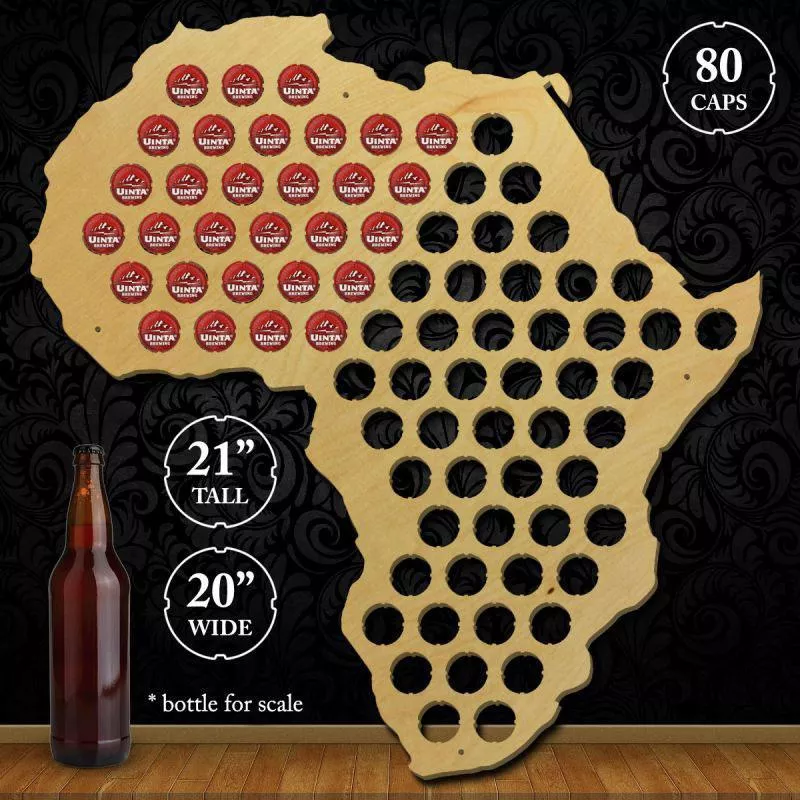 Africa Beer Cap Map