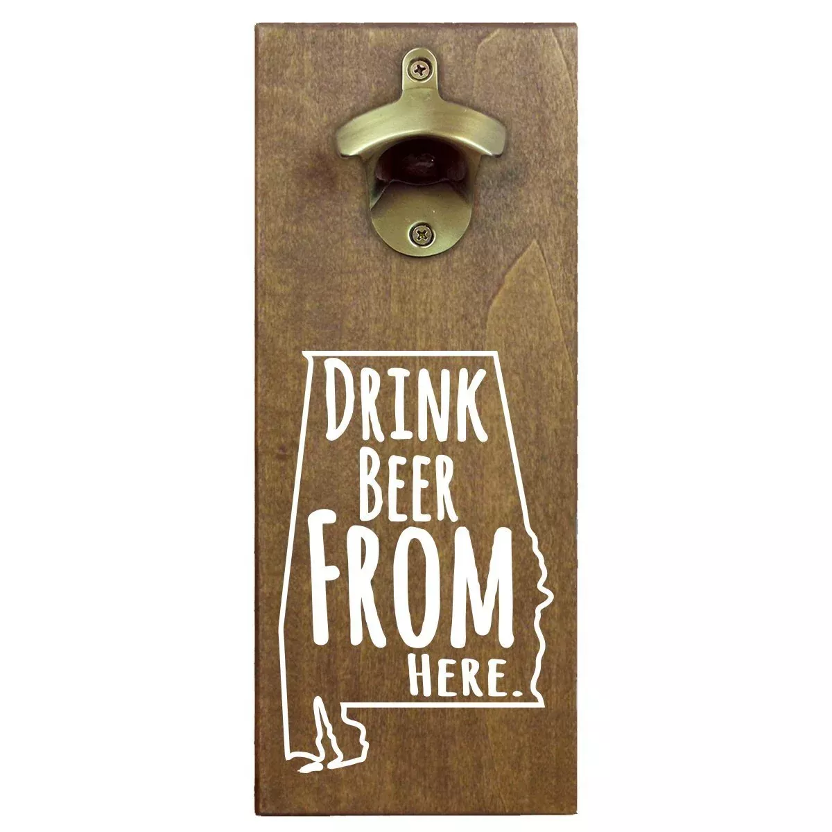 Alabama Drink Beer From Here Cap Catching Magnetic Bottle Openers