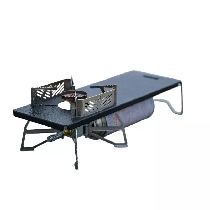 All-in-One Camping Kitchen Table Stove Rack & Accessories
