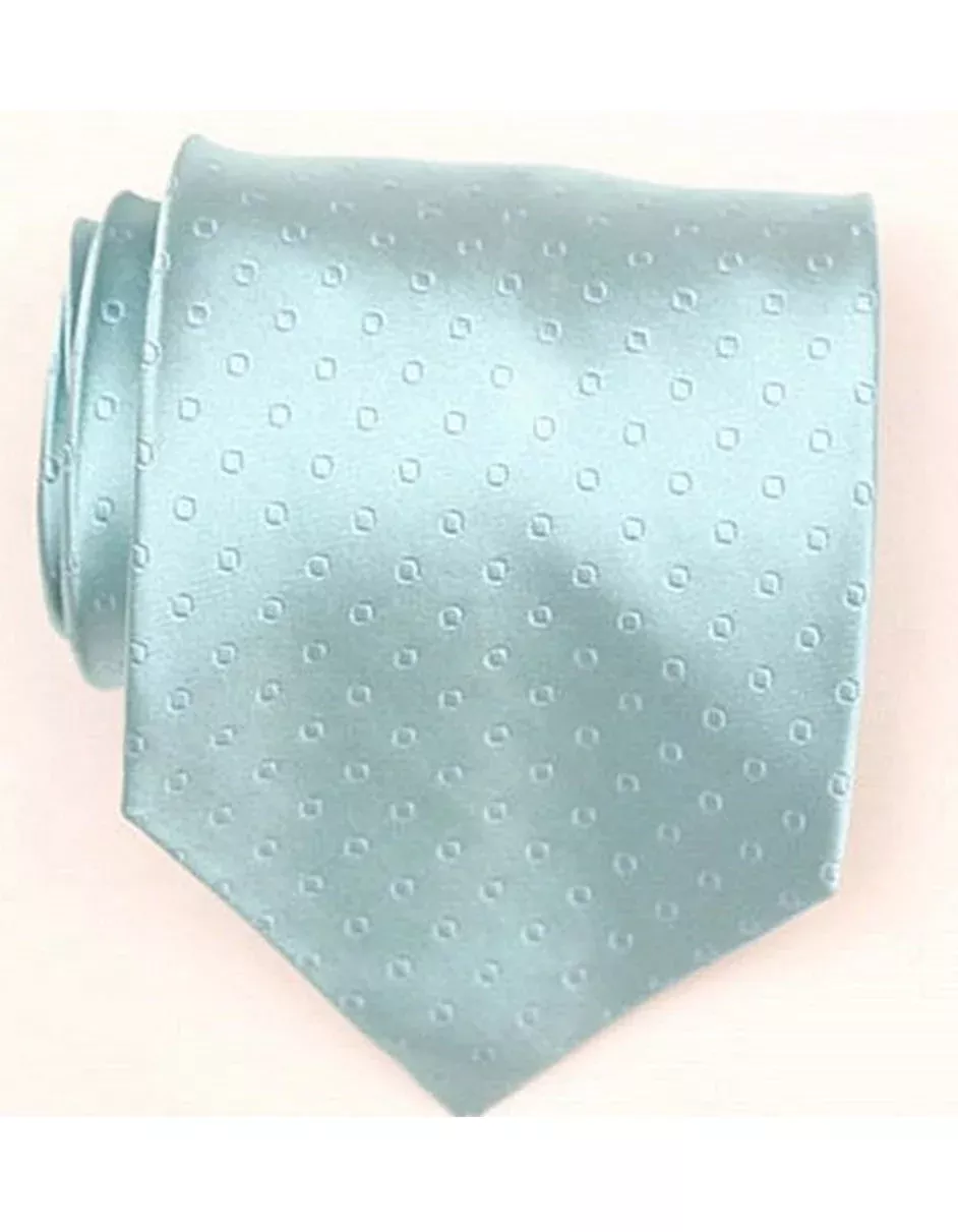 Aqua Circle Neck Tie