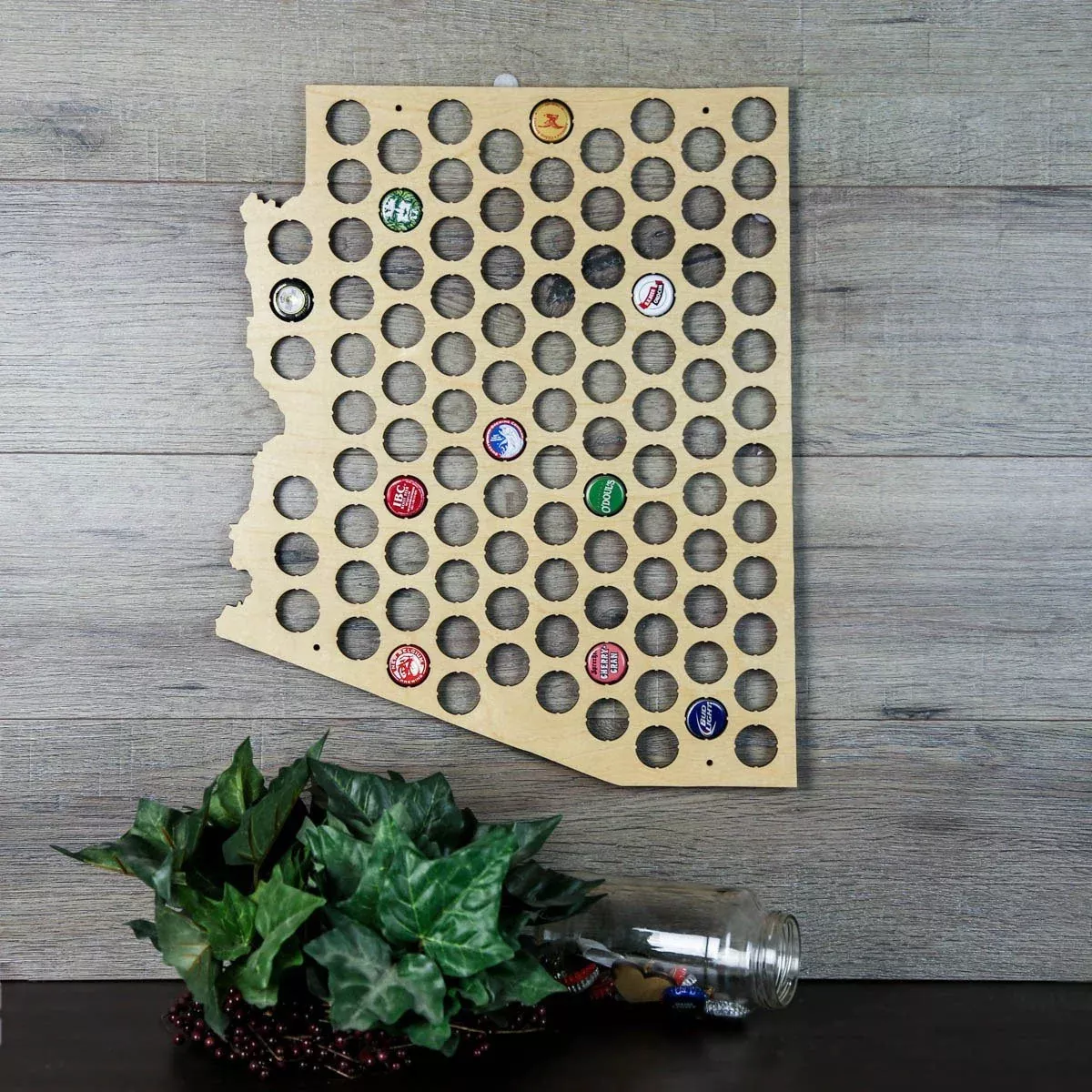 Arizona Beer Cap Map