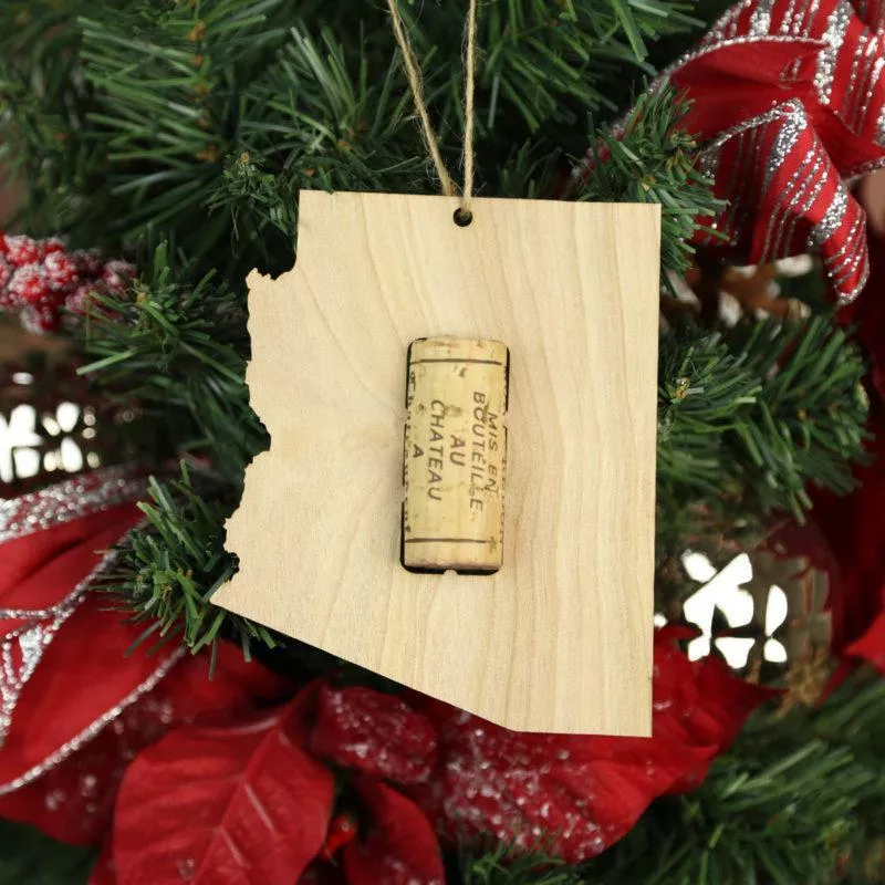 Arizona Wine Cork Holder Ornaments