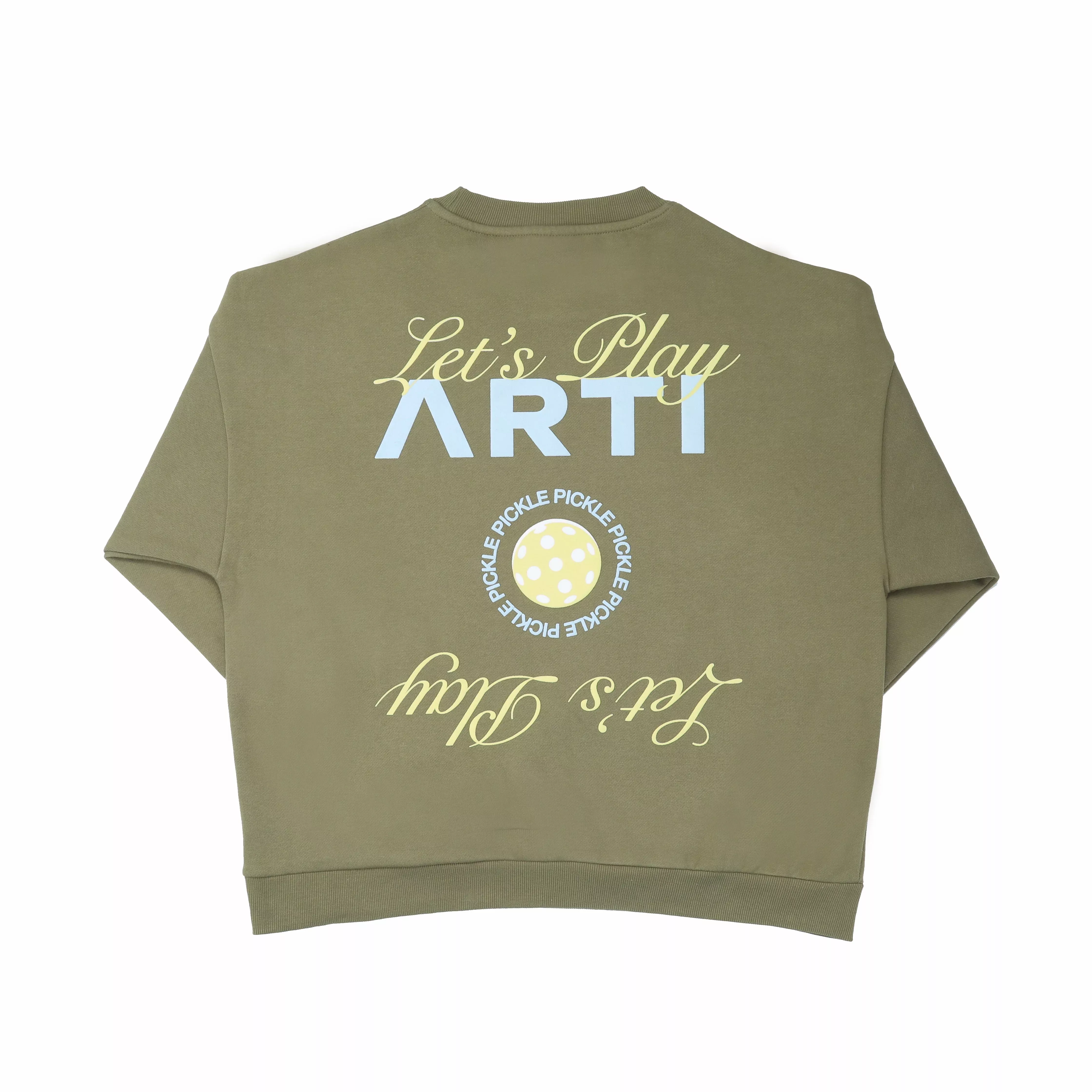 ARTI “Let’s Play” Heavyweight Crewneck – Olive