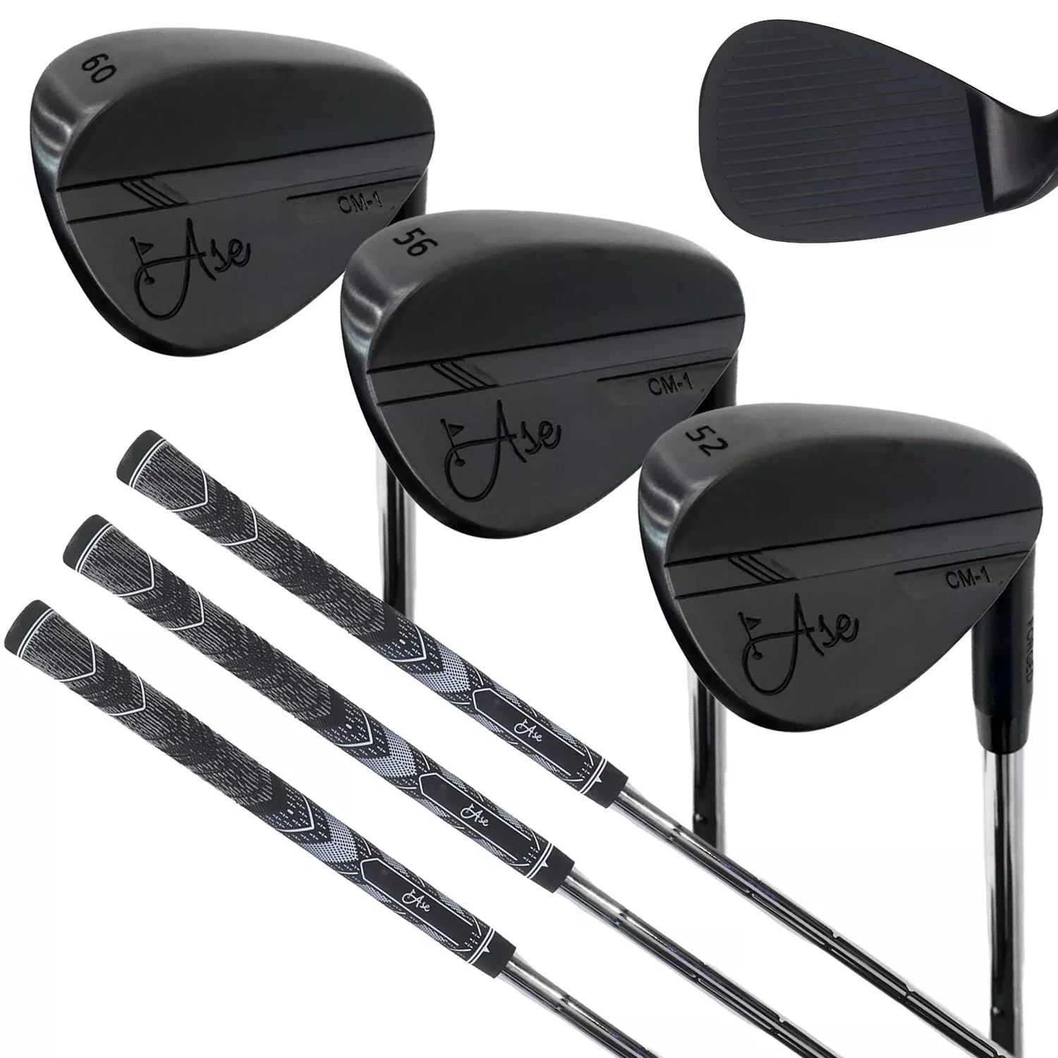 Ase BLACKOUT 3-Piece Wedge Set (52,56,60)