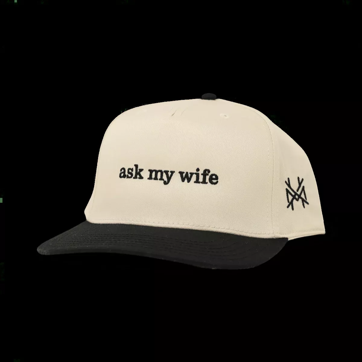 Ask My Wife Snapback Hat