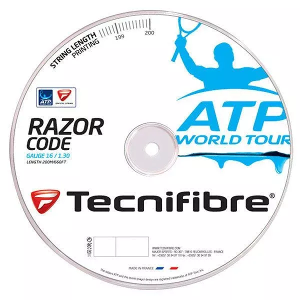 ATP Razor Code 1.30MM/16G Tennis String Reel Carbon