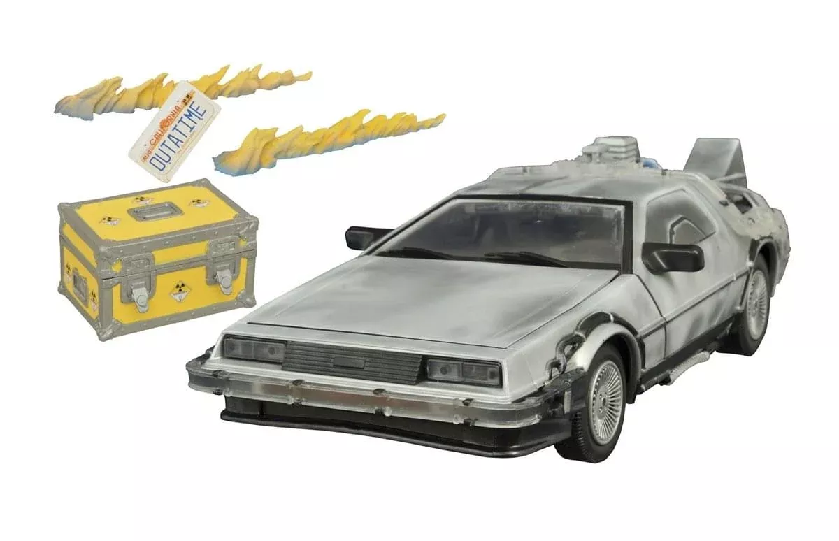 Back To the Future 2 DeLorean Time Machine w/ Lights & Sounds (1/15th Scale)