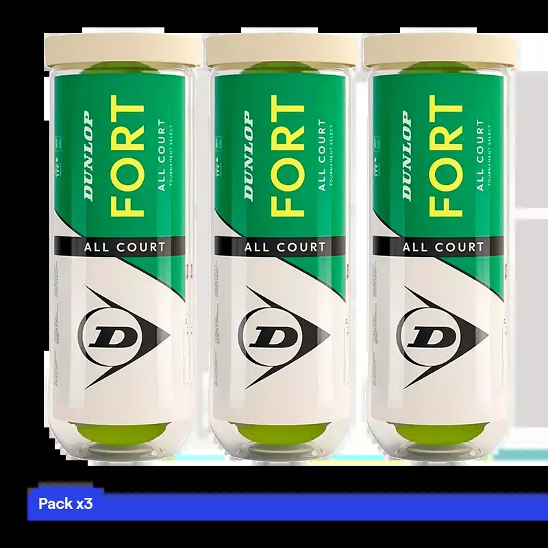 BallsDunlop Fort All Court (Pack x3)