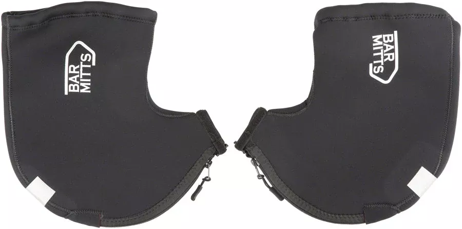 Bar Mitts Extreme Road Pogie Handlebar Mittens - Internally Routed Campy/SRAM/Newer Shimano No Zipper XL BLK