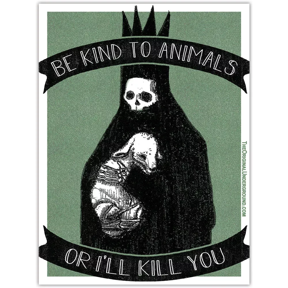 Be Kind To Animals Flexible Magnet