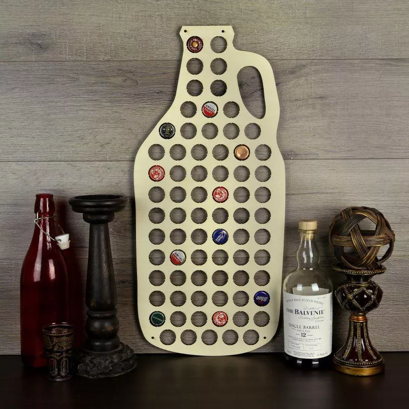 Beer Growler Beer Cap Holder
