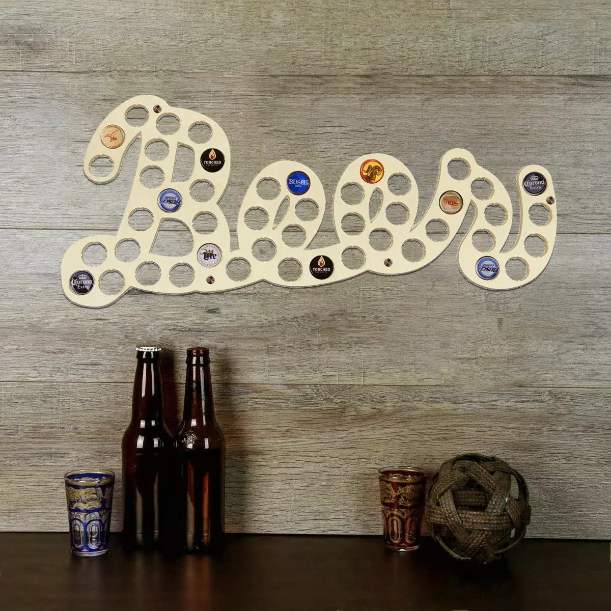 Beer Sign Beer Cap Holder