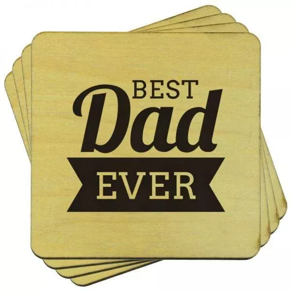 Best Dad Ever Drink Coasters