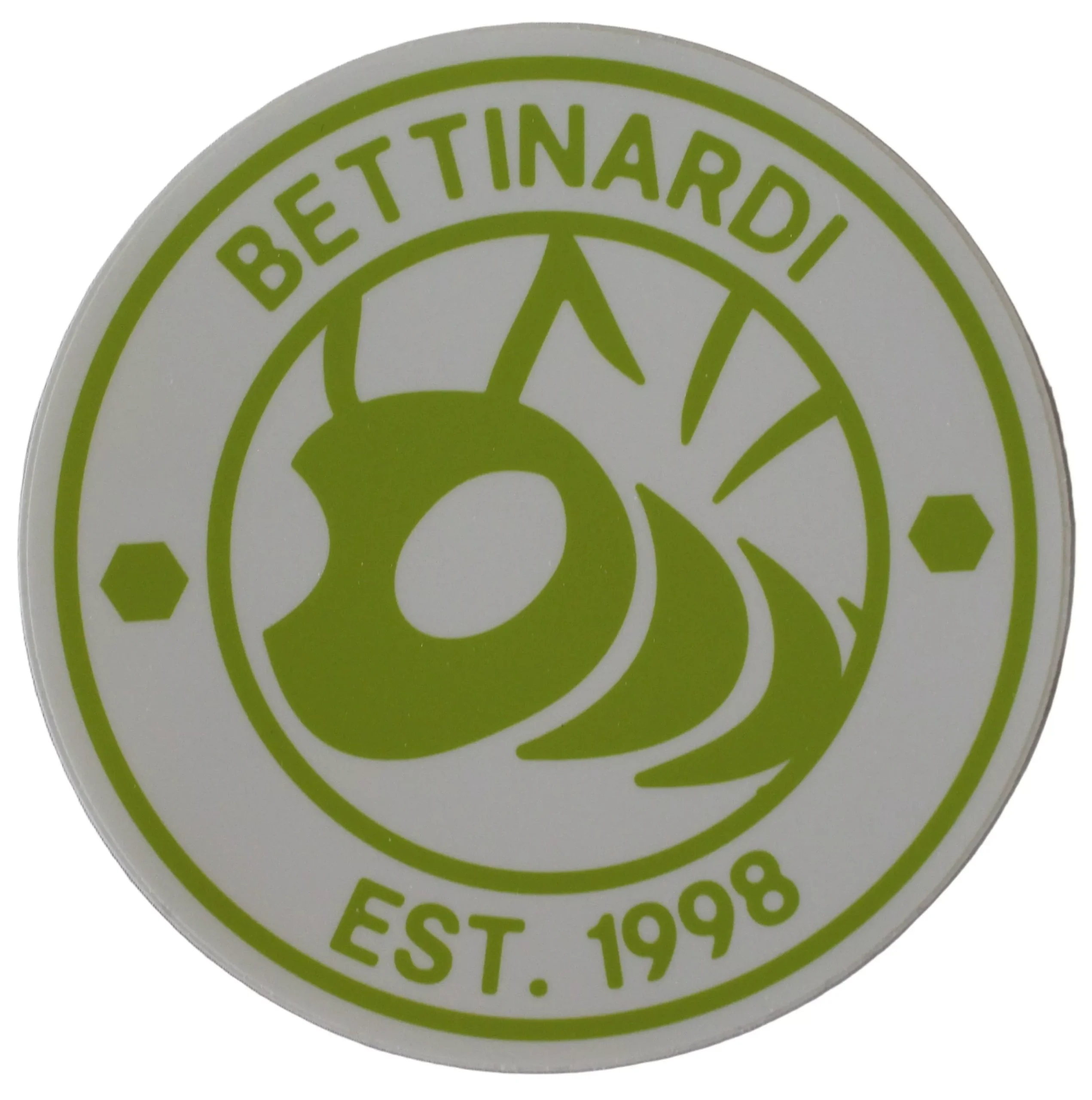 Bettinardi - Bee Circle Sticker White/Green 5.0" Diemeter