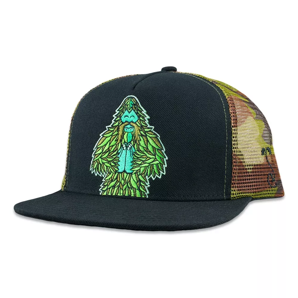 Bigfoot Greenskeeper Camo Mesh Snapback Hat