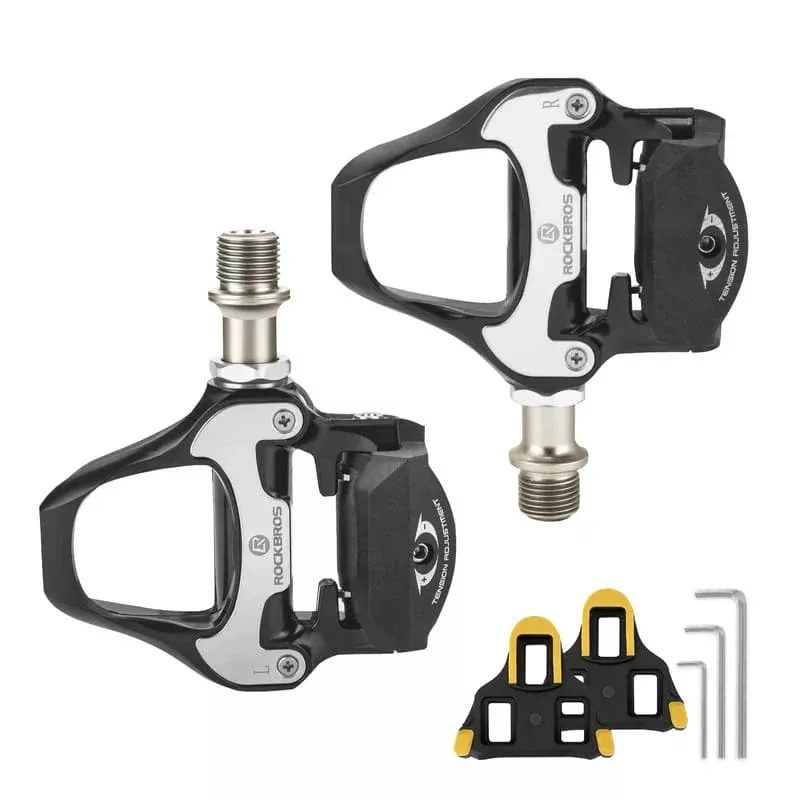 Black Aluminum Road Pedal (SPD-SL Compatible)