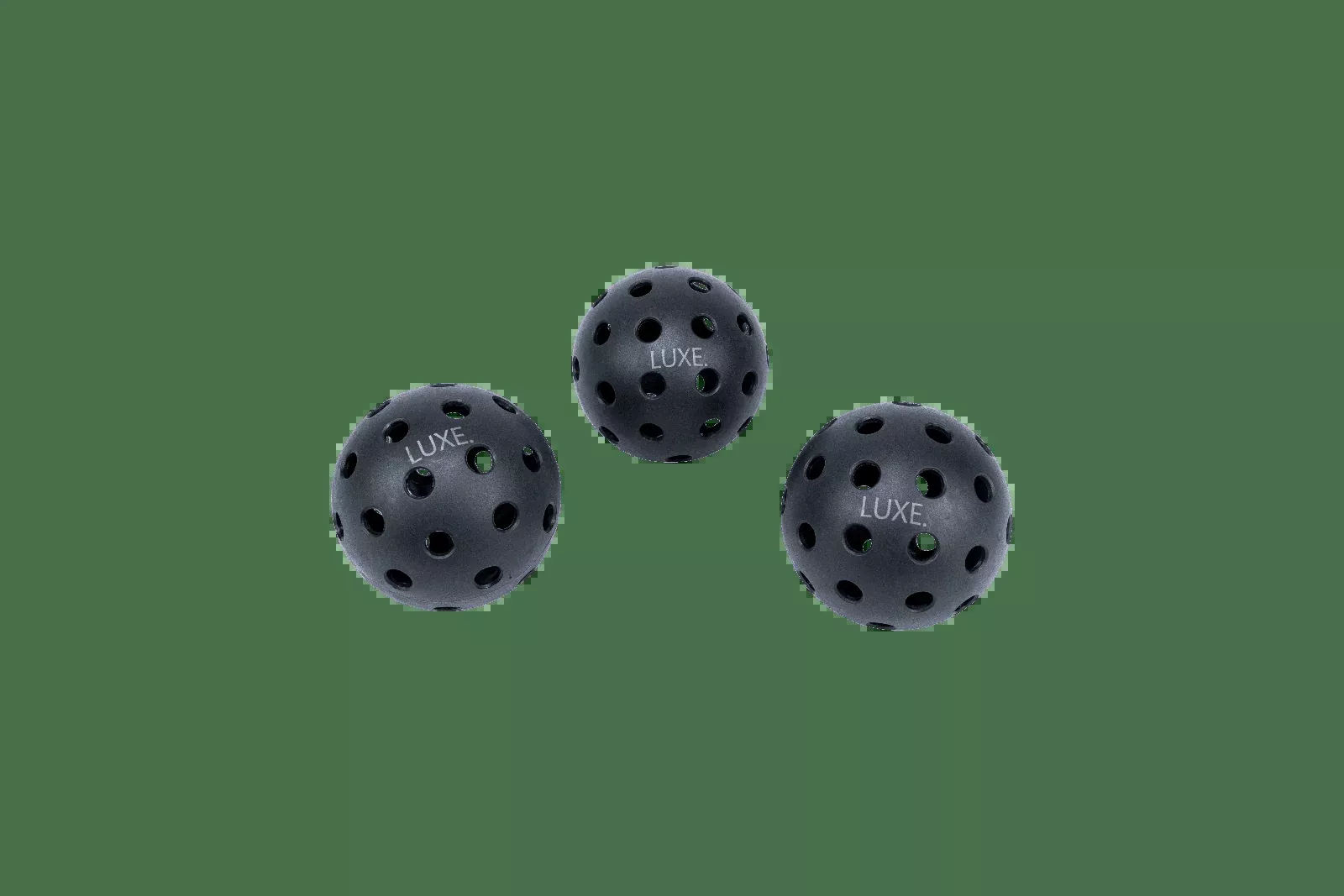Black Pickleballs - Pack of 3