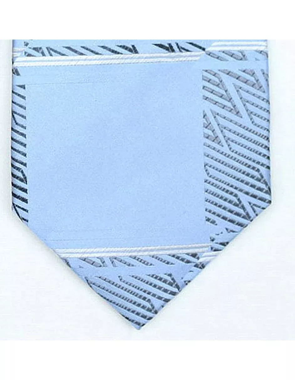 Blue Zig ZagNeck Tie