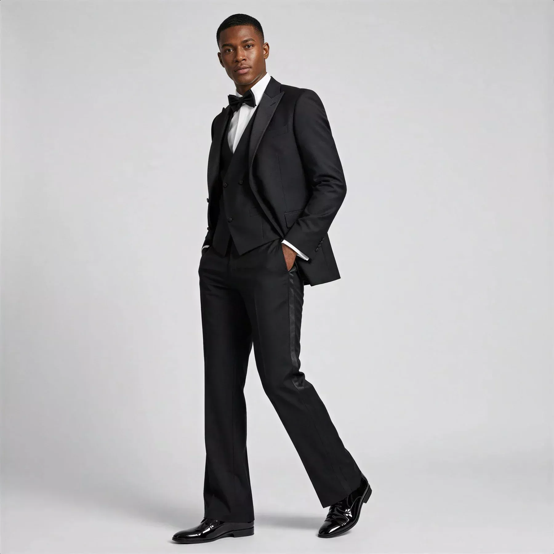 Bootcut wedding suit Black Peak Lapel Bootcut Tuxedo – Prom and Wedding