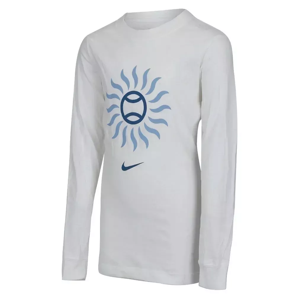 Boys' Cotton Long Sleeve Tennis Tee
