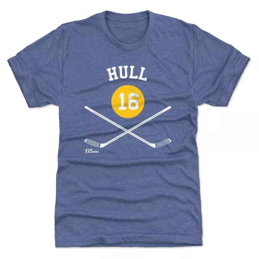 Brett Hull St. Louis 16 Sticks WHT