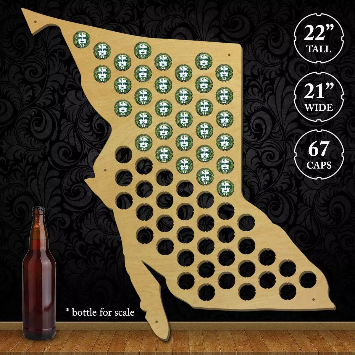 British Columbia Beer Cap Map