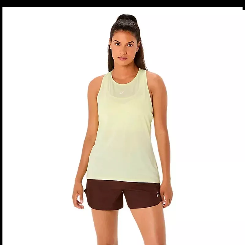 Camiseta Asics Nagino Run Ajustable Amarillo Mujer