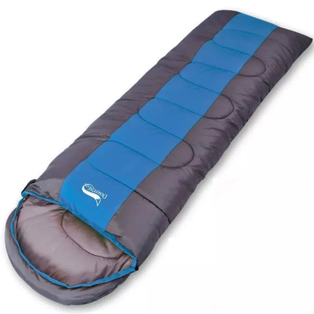 Camping Sleeping Bag Lightweight 4 Season Warm & Cold Envelope
