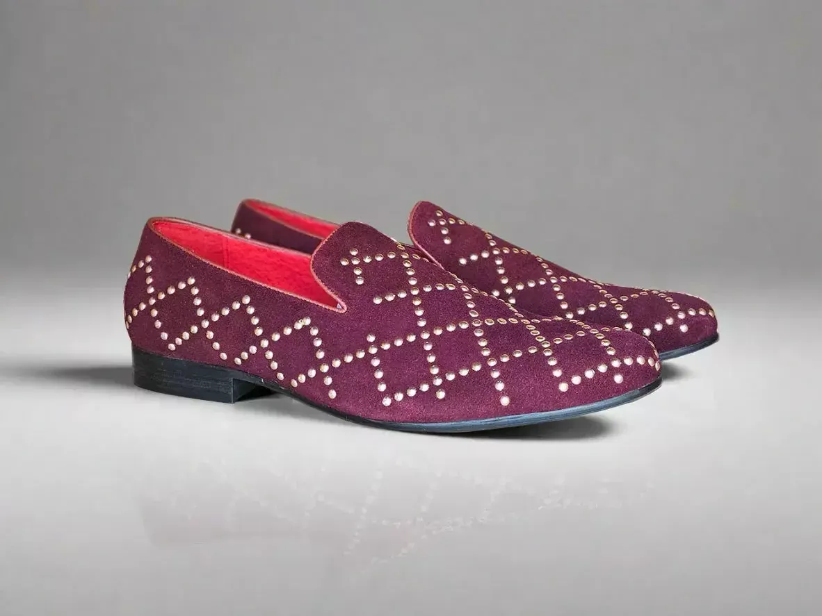 Carrucci Dress Studs Loafer in Suede