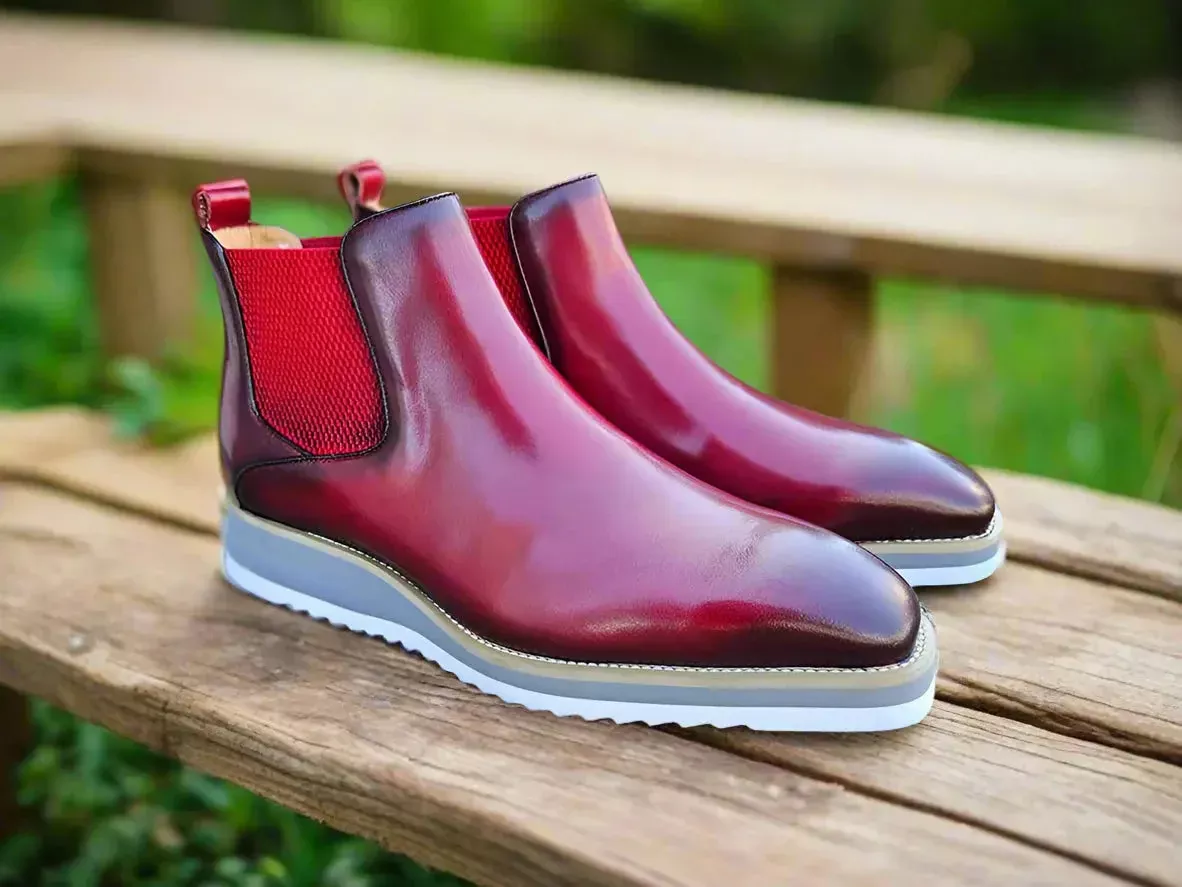 Carrucci Men's Patina Chelsea Boot