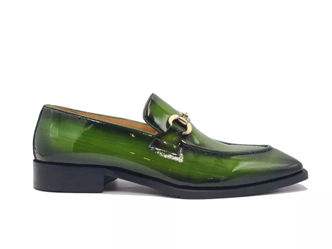 Carrucci Patent Leather Buckle Loafer