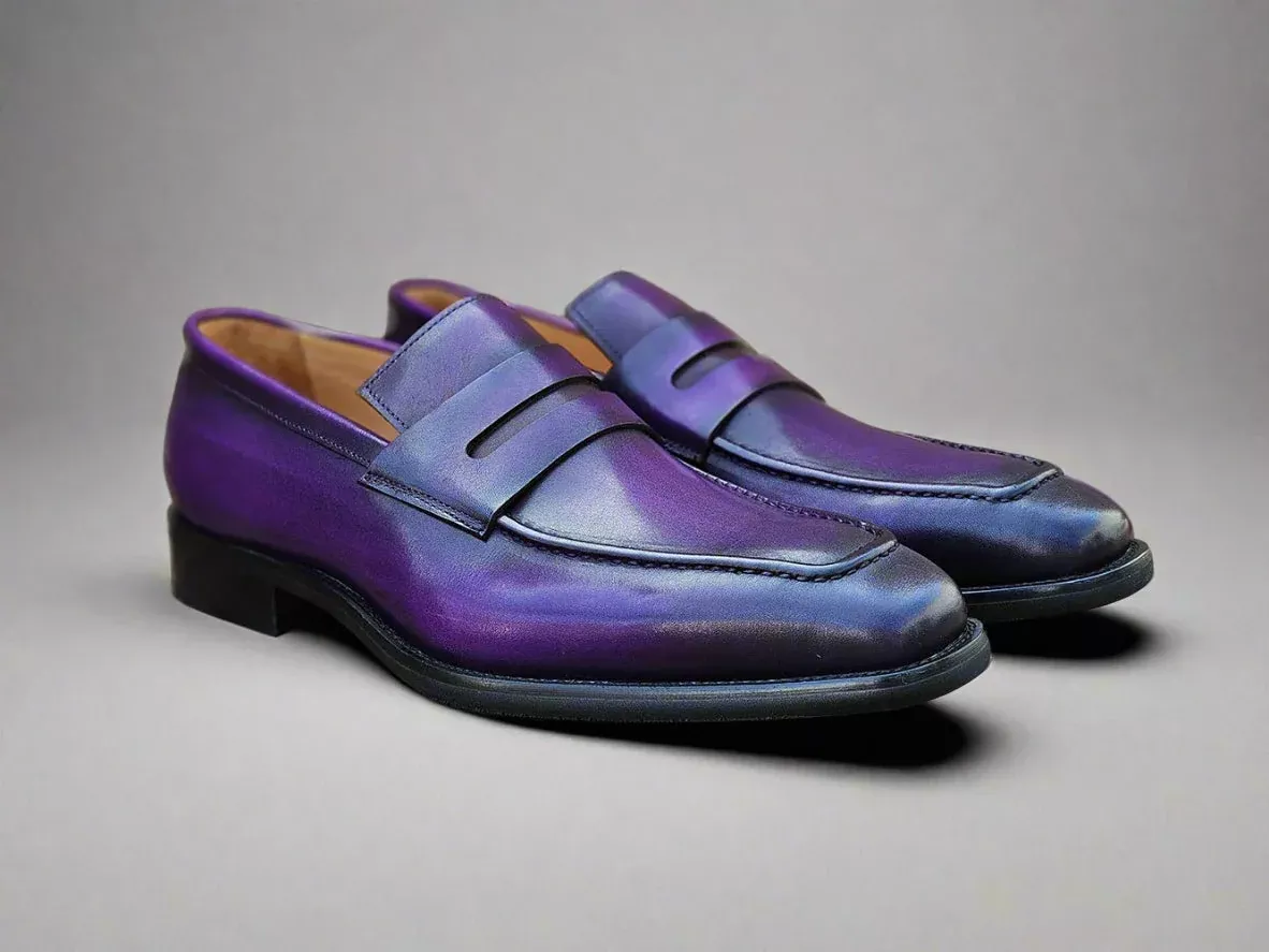 Carrucci Patina Finished Penny Loafer