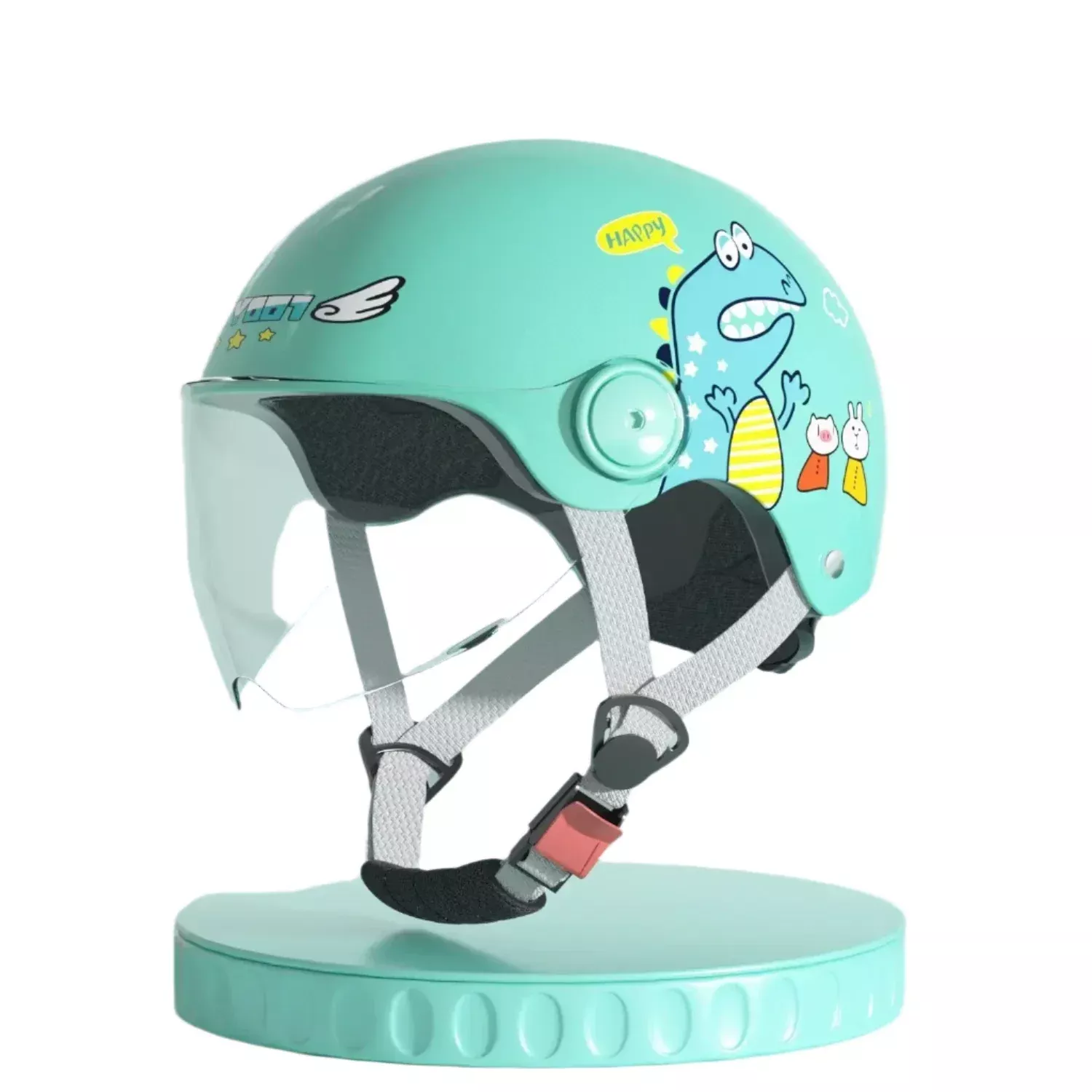 Cartoon Dinosaur Children's Safety Helmet