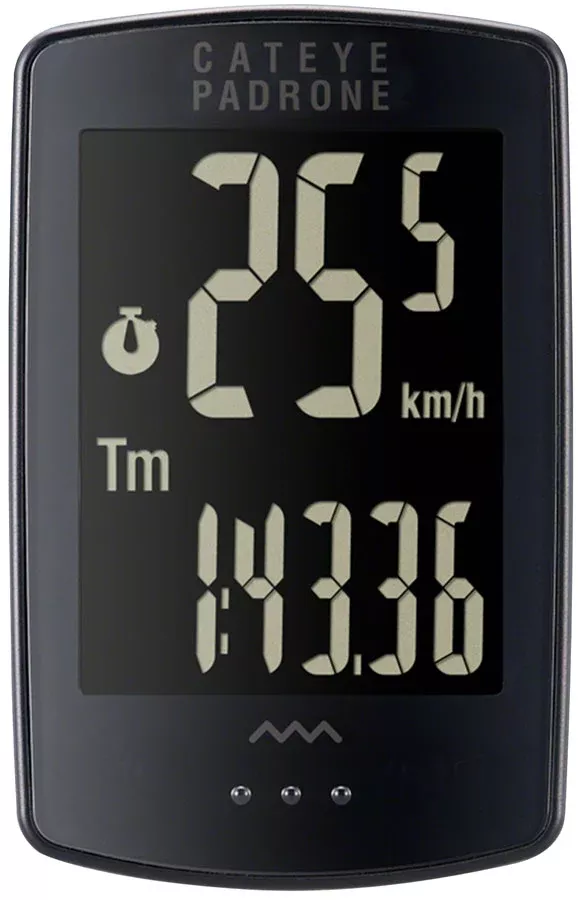 CatEye Padrone Stealth WL Bike Computer - Wireless Black