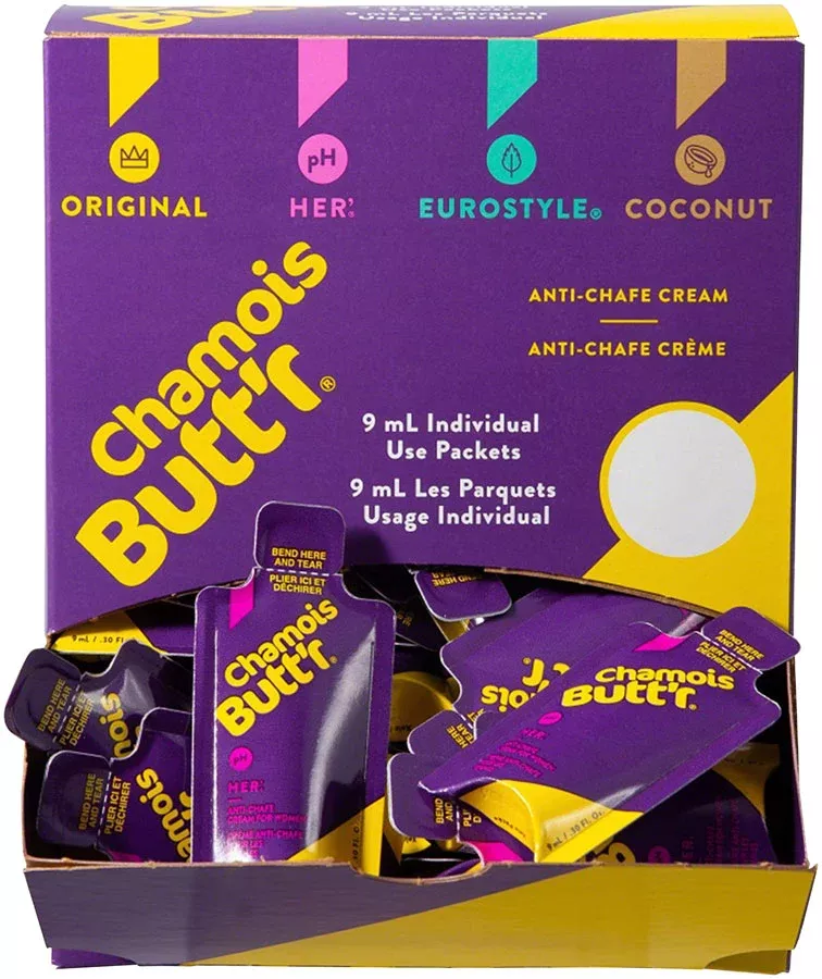 Chamois Butt'r Her': 0.3oz Packet POP Box of 75