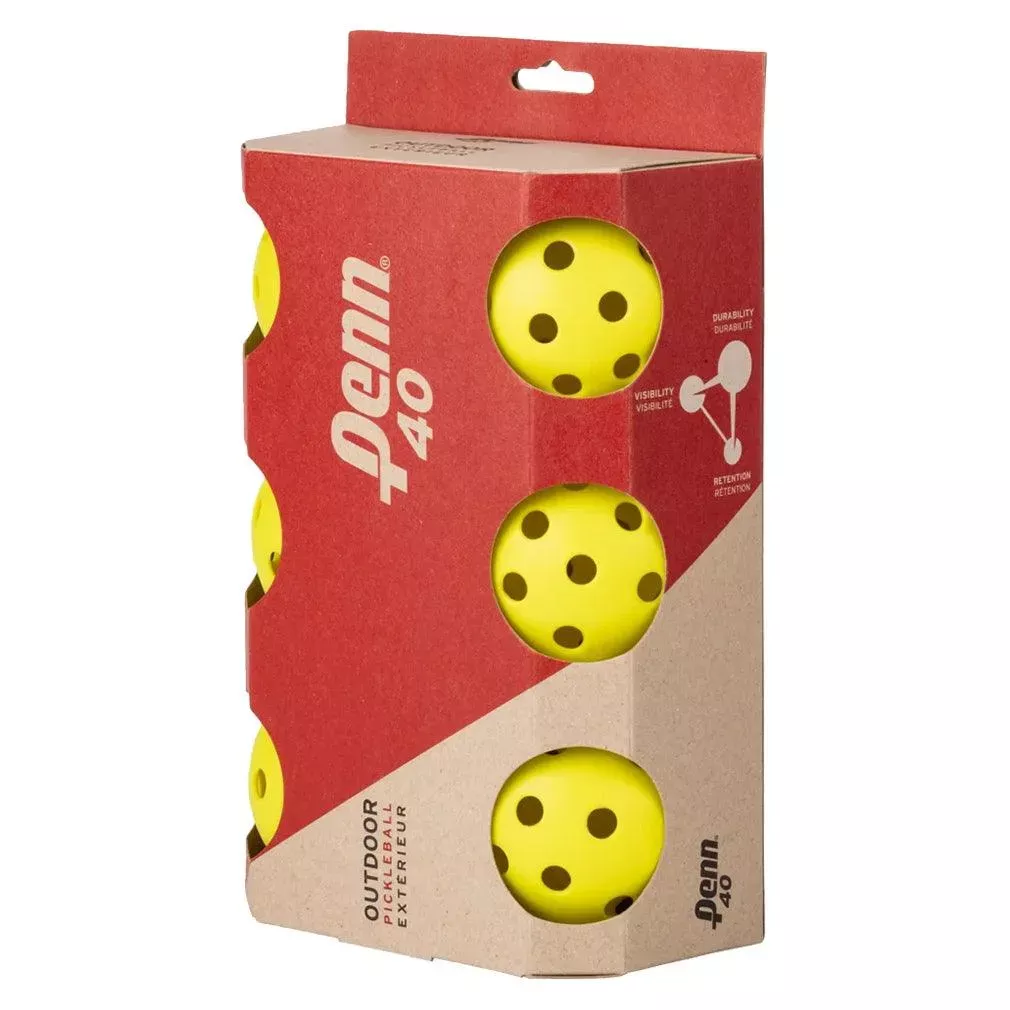 Championship 40 Outdoor Pickleballs 6 Pack