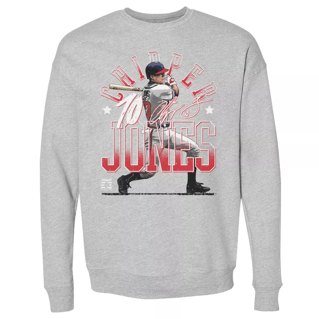 Chipper Jones Atlanta Arch WHT
