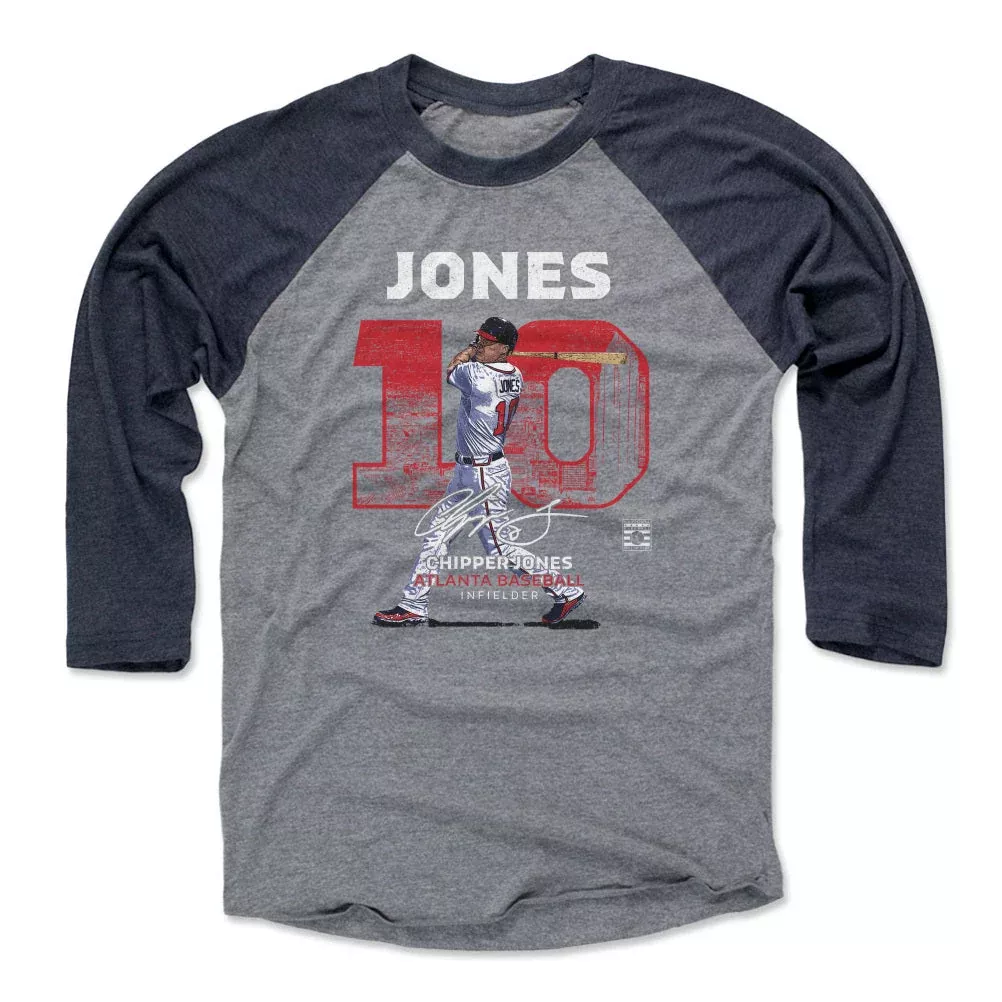 Chipper Jones Atlanta Throwback WHT